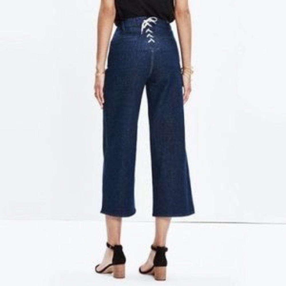 Madewell Wide-Leg Crop LaceHem Edition